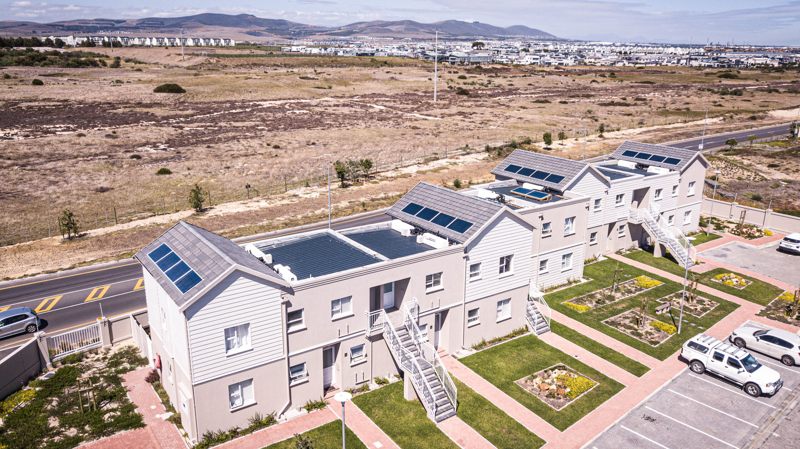 Modern multi-storey residential apartment estate